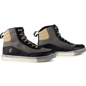 Forma Milano Flow melni un smilškrāsas motocikla zābaki