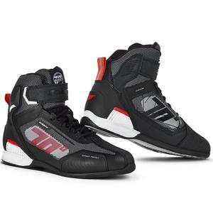 Motocikla zābaki SEVENTY DEGREES SD-BR2 Veloce melni-sarkani