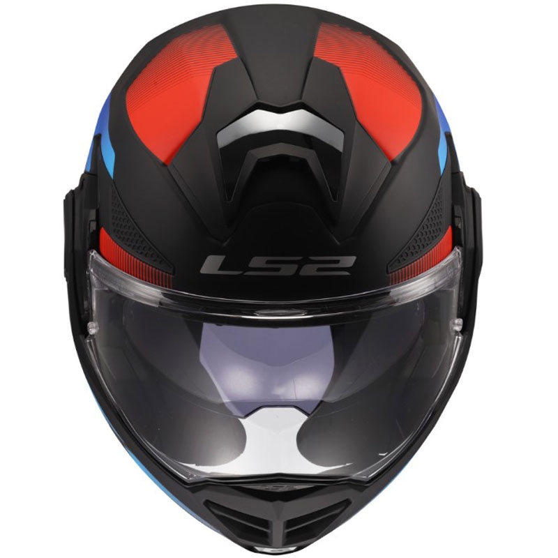 Atverama motocikla ķivere LS2 FF901 Advant X Nova matēti melna-sarkana-zila