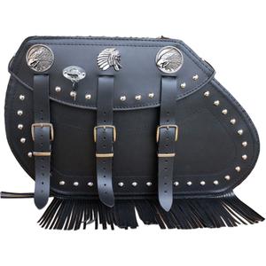 Ādas motociklu somas RSA S771 melnas