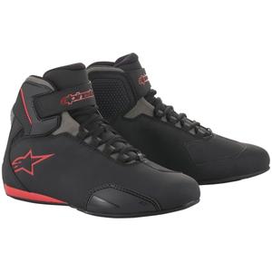Alpinestars Sector Black and Red Motociklu zābaki