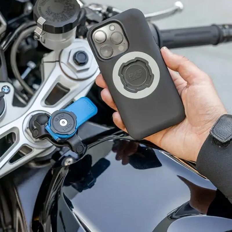 Quad Lock® stūres statņa stiprinājums, melns
