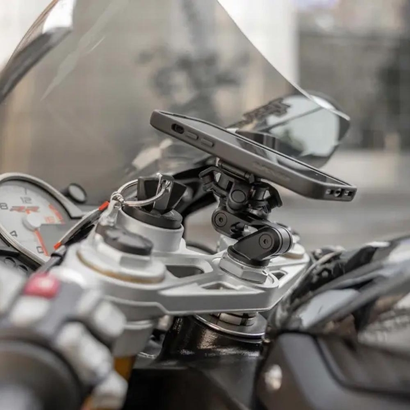Quad Lock® stūres statņa stiprinājums, melns