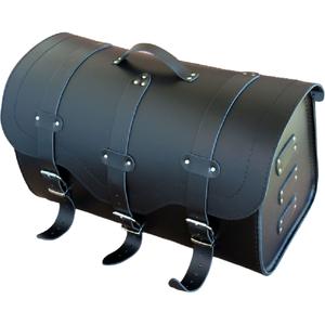 Ādas motocikla soma ar slēdzeni RSA K155 melna