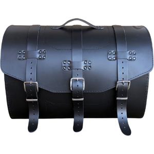 Ādas motocikla soma ar slēdzeni RSA K451 melna