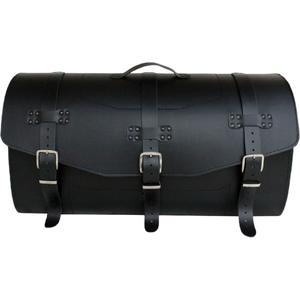 Ādas motocikla soma ar slēdzeni RSA K461 melna