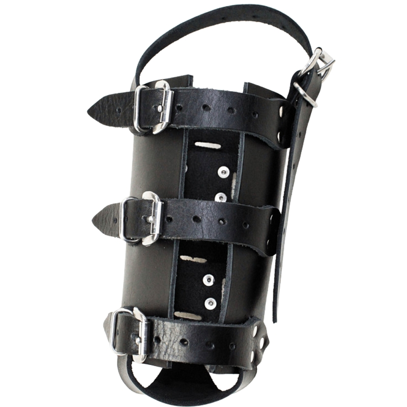 Ādas pudeļu turētājs RSA N14 melns