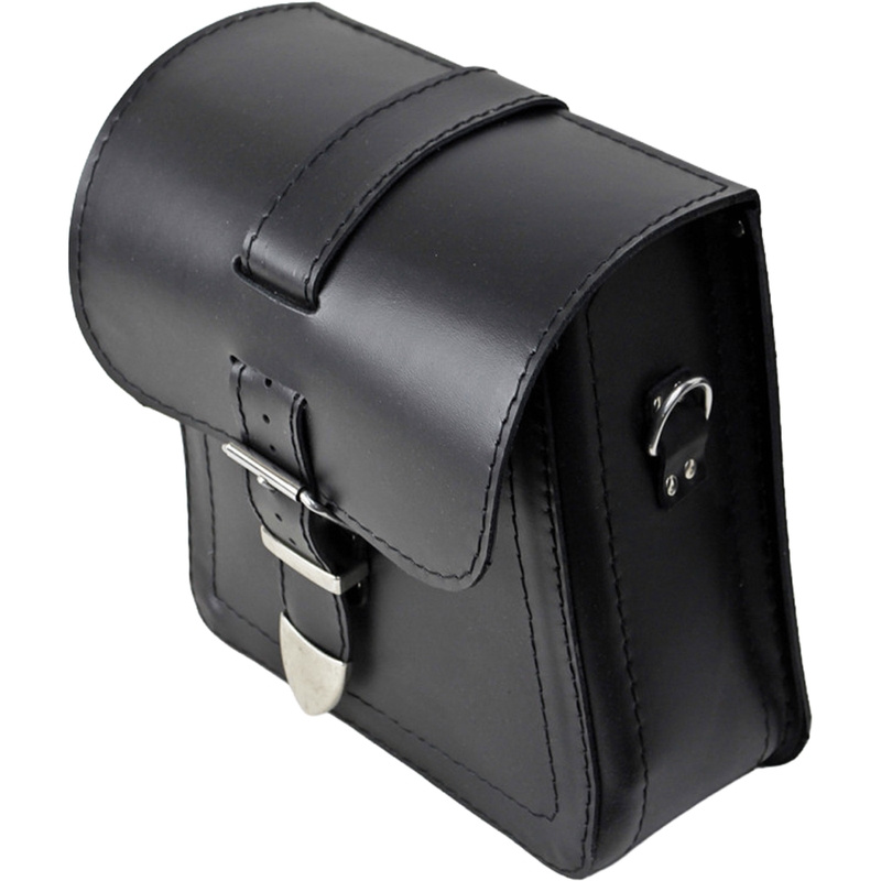 Ādas sānu kabatas motociklam RSA Ki18 2 gab. melnas