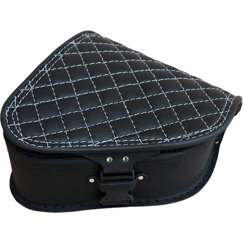 Ādas motocikla soma RSA S63 HD Softail melna