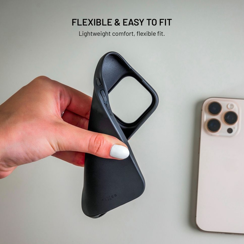 FIXED Story gumijots aizmugurējais telefona vāciņš Xiaomi Redmi Note 15 Pro 5G melns