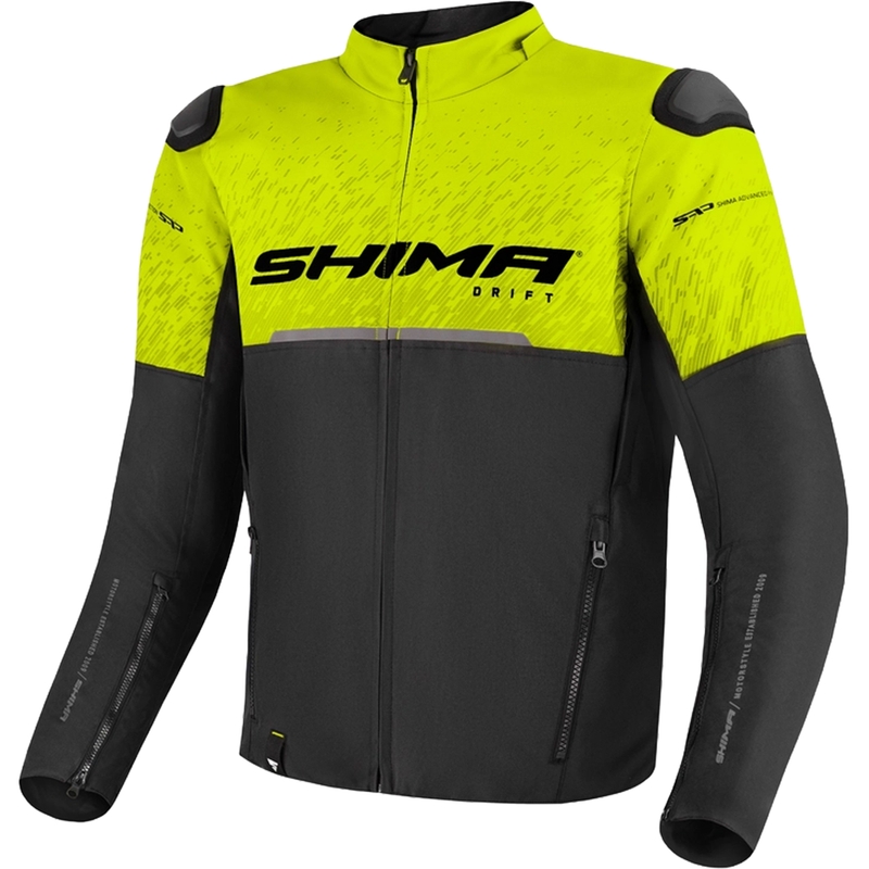 Motocikla jaka Shima Drift black-fluo yellow