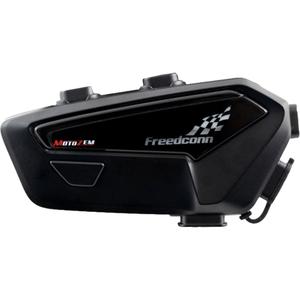 Bluetooth interkoms FreedConn FX PRO Mesh MotoZem melns