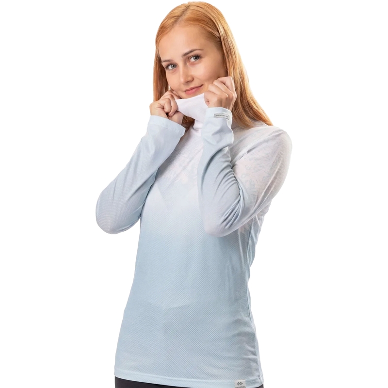 Sieviešu termo krekliņš nanosilver® Frozen blue and white II