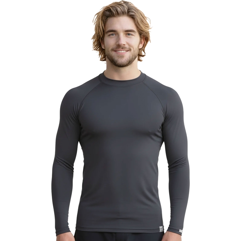Termo krekls nanosilver® Raglan antracīta pelēks - garām piedurknēm