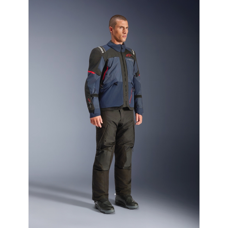 Alpinestars Andes V4 Drystar motocikla jaka, tumši zila-zila-melna