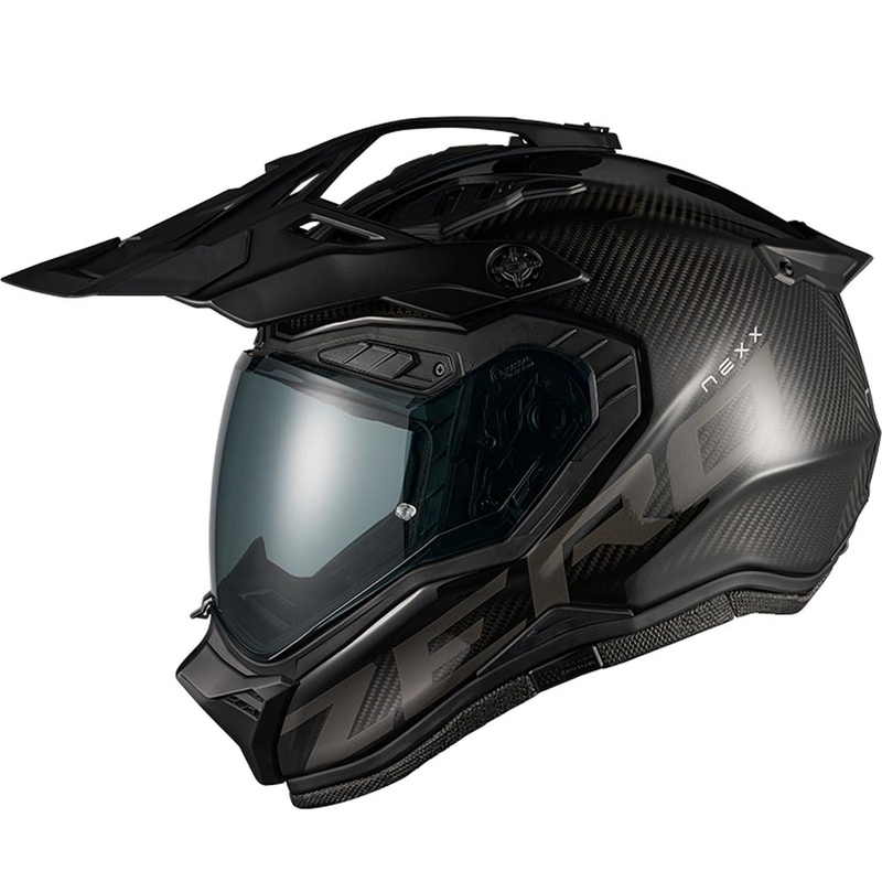 Enduro motocikla ķivere Nexx X.Rally Zero PRO Carbon melna