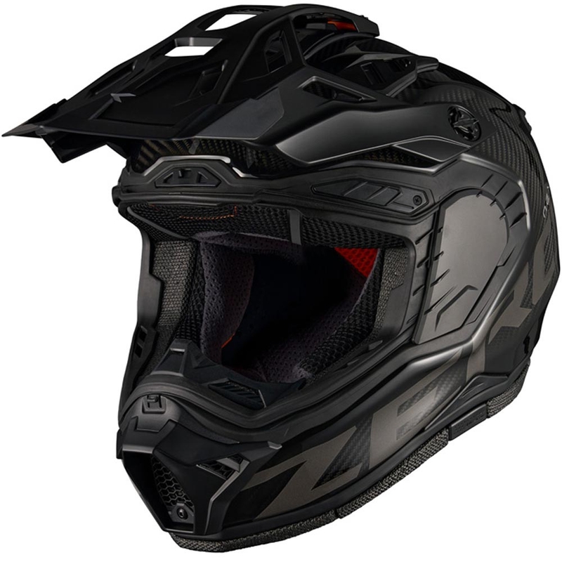 Enduro motocikla ķivere Nexx X.Rally Zero PRO Carbon melna