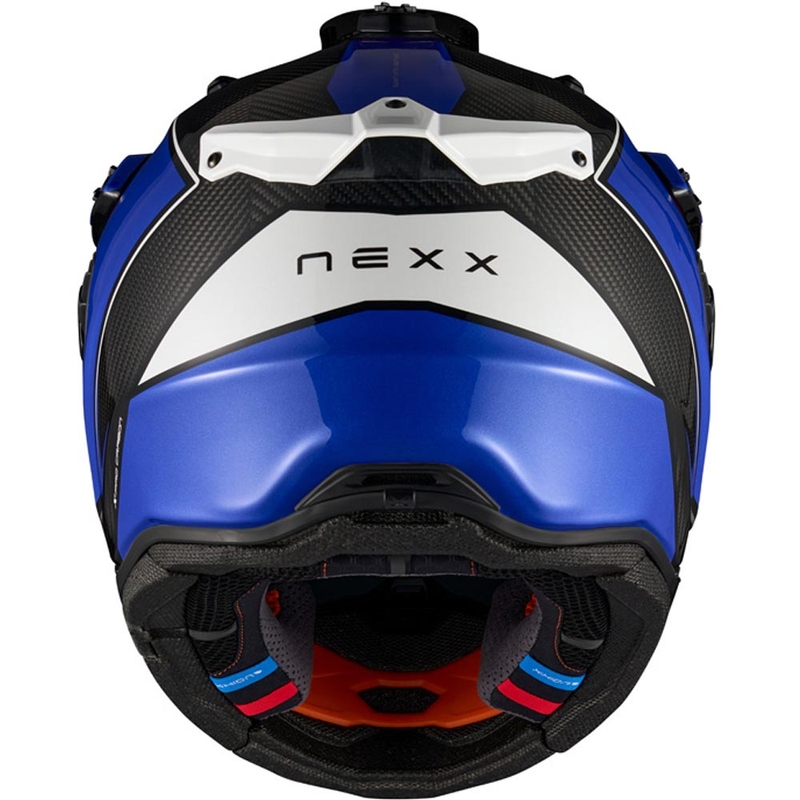 Enduro motocikla ķivere Nexx X.Rally Raid zili balta