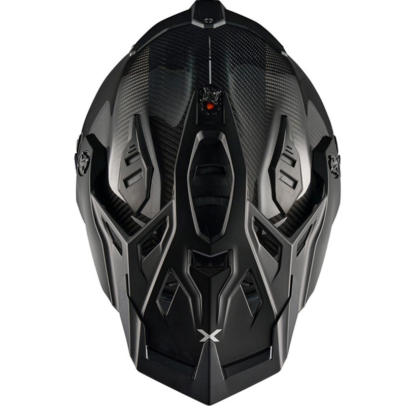 Enduro motocikla ķivere Nexx X.Rally Zero PRO melna