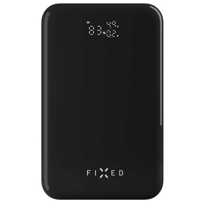 Powerbank Fixed Zen 20 Pro ar LCD displeju melns