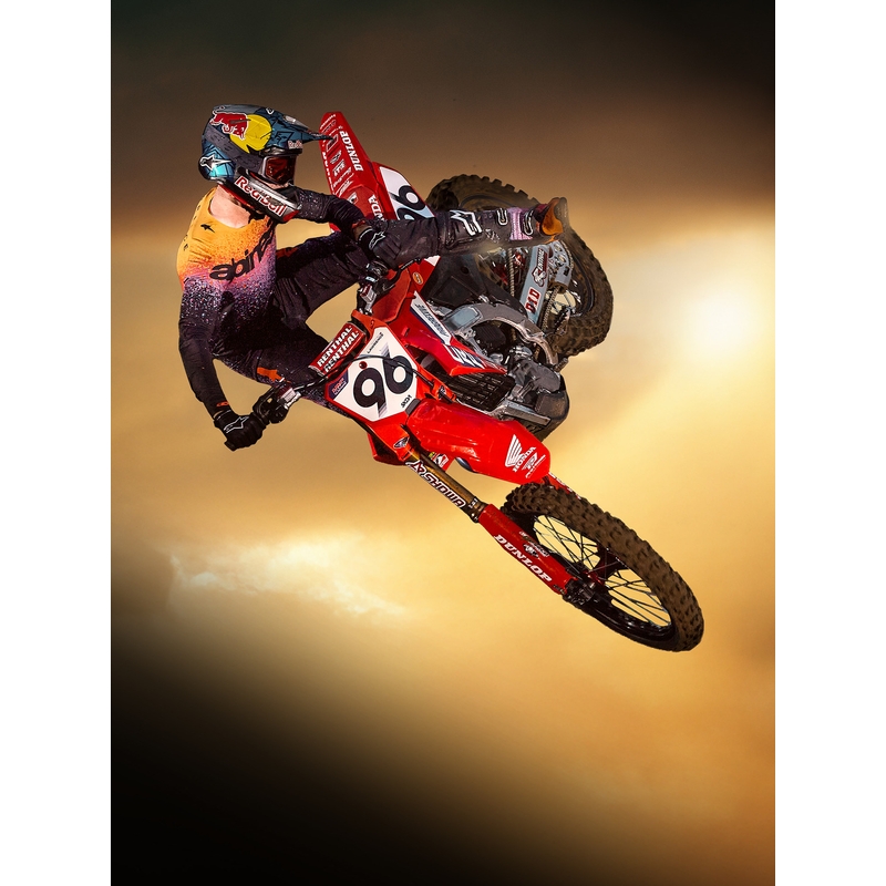 Alpinestars Supertech ierobežotā izdevuma Black Hole motokrosa krekls, melns