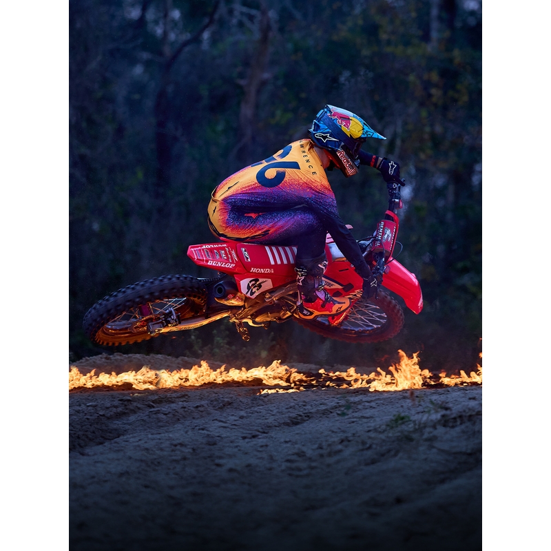 Alpinestars Supertech ierobežotā izdevuma Black Hole motokrosa krekls, melns