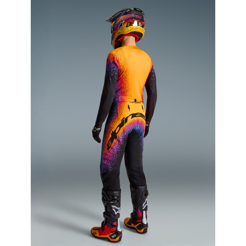 Alpinestars Supertech ierobežotā izdevuma Black Hole motokrosa krekls, melns
