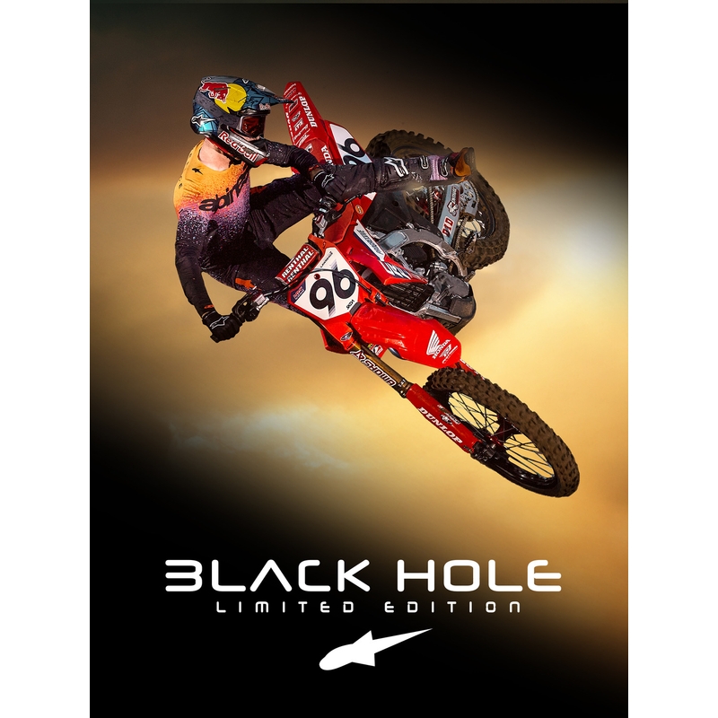 Alpinestars Supertech Limited Edition motokrosa bikses Black Hole - melnas