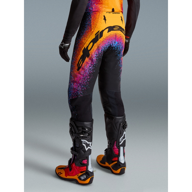 Alpinestars Supertech Limited Edition motokrosa bikses Black Hole - melnas