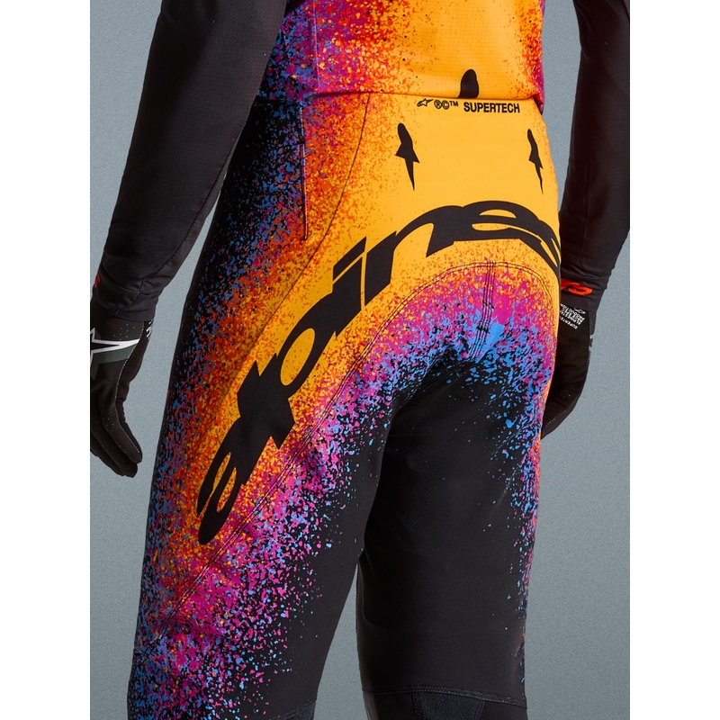 Alpinestars Supertech Limited Edition motokrosa bikses Black Hole - melnas