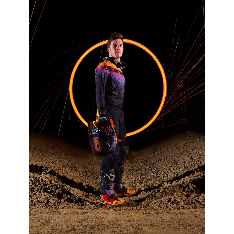 Alpinestars Supertech Limited Edition motokrosa bikses Black Hole - melnas