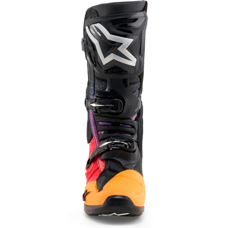 Alpinestars Tech 10 Limited Edition motociklu zābaki Black Hole, melni
