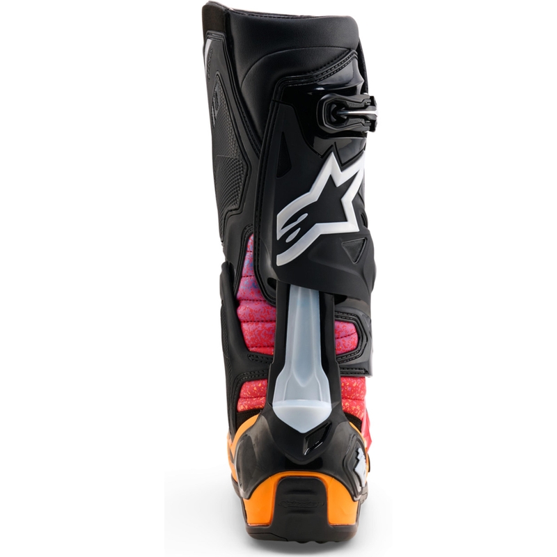 Alpinestars Tech 10 Limited Edition motociklu zābaki Black Hole, melni