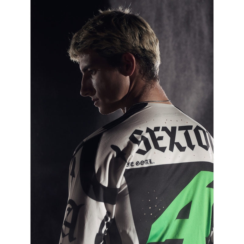 Alpinestars Techstar ierobežotā izdevuma motokrosa krekls Wolf Dust smilšu-melns