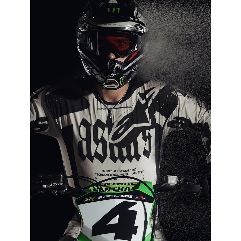 Alpinestars Techstar ierobežotā izdevuma Wolf Dust motokrosa bikses smilšu-melnas