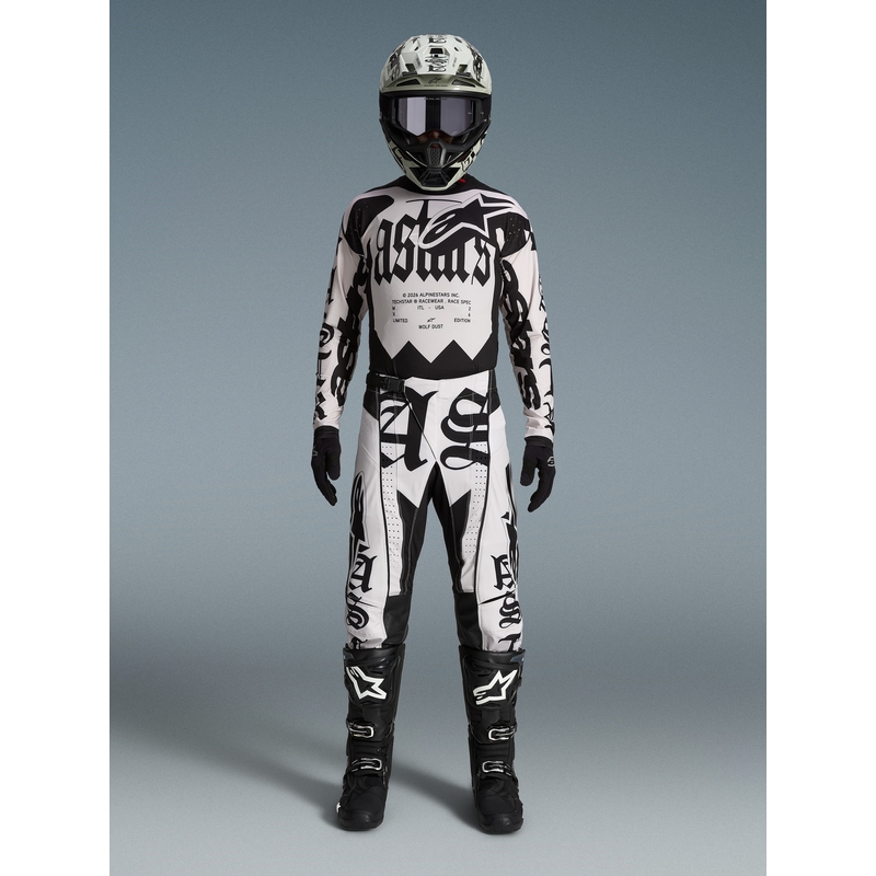 Alpinestars Techstar ierobežotā izdevuma Wolf Dust motokrosa bikses smilšu-melnas
