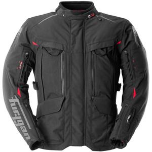 Furygan CHALLENGER 3C PRIMALOFT® motocikla jaka melna-sarkana