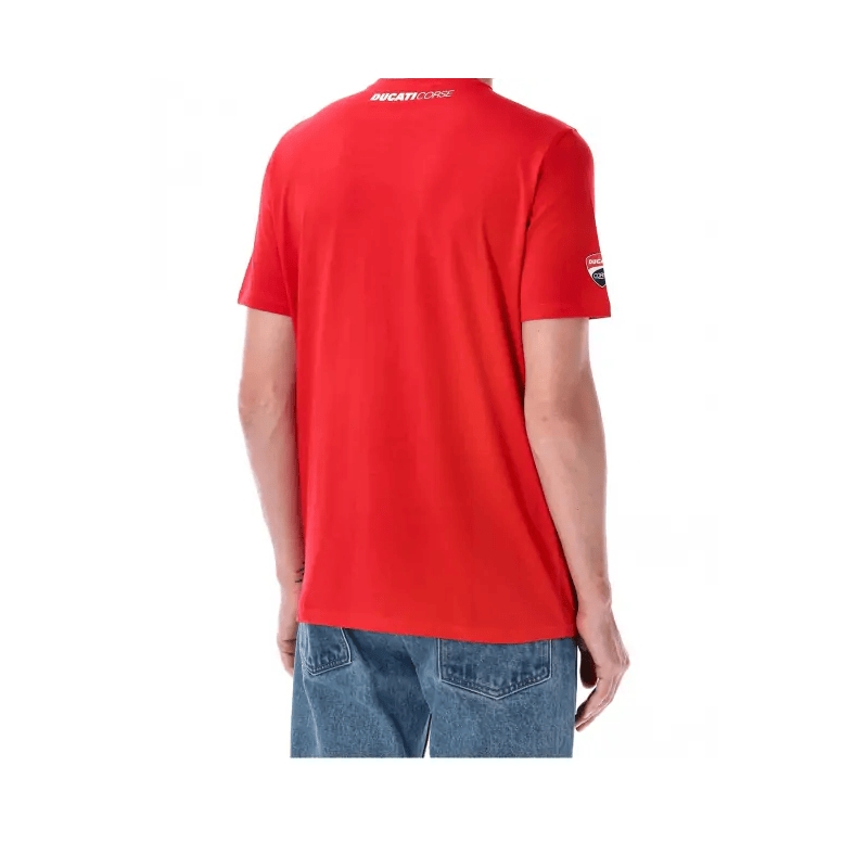 T-krekls Ducati Corse sarkans