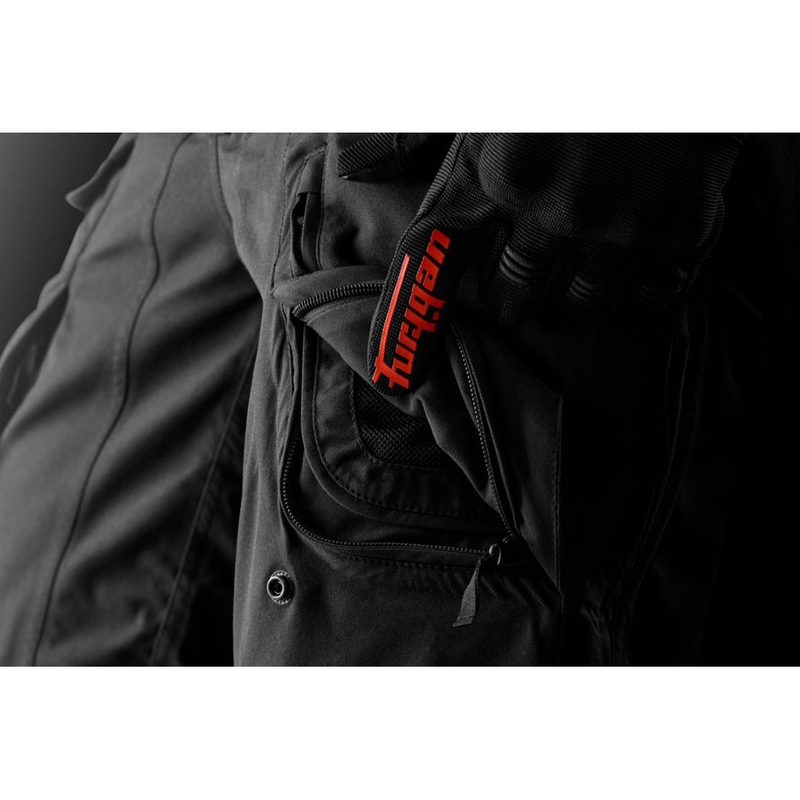 Furygan Redington 3C PRIMALOFT® motocikla bikses, melnas