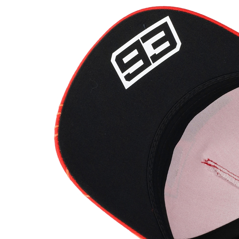 Ducati Corse Marc Marquez 93 Box Logo cepure melna-sarkana