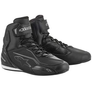 Sieviešu Alpinestars Stella Faster Black and Silver motociklu zābaki