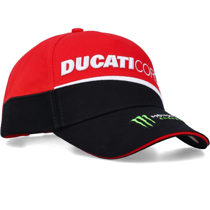 Ducati Corse Monster Diagonal cepure melni sarkana