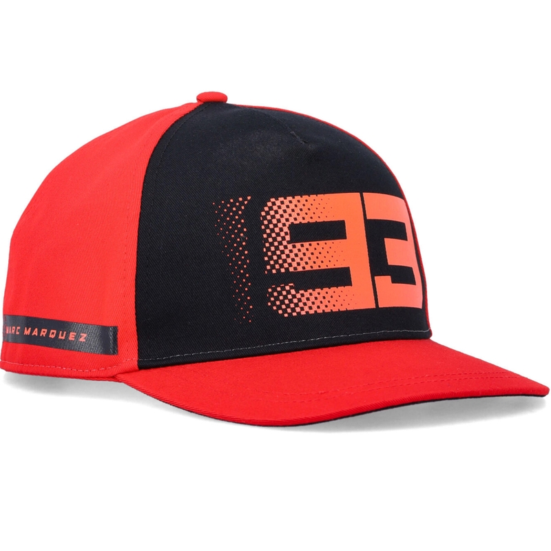 Ducati Marc Marquez Mid Visor Pixelled 93 cepure melna-sarkana