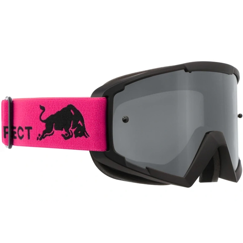 Red Bull Spect Whip motokrosa brilles, melnas ar sudraba lēcām