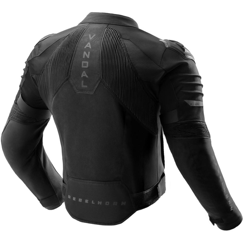 Rebelhorn Vandal 2 Air motocikla jaka, melna