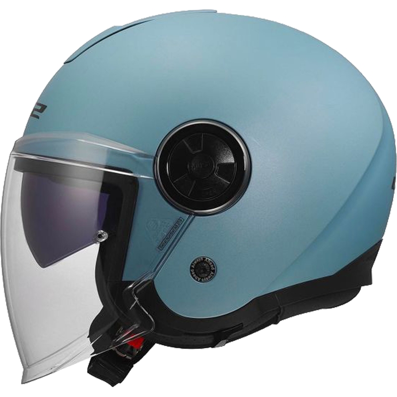Atvērtā motocikla ķivere LS2 OF620 Classy Solid matēta pērļu zila