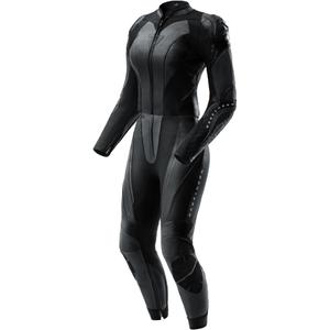 Sieviešu divdaļīgs ādas motocikla kombinezons Rebelhorn Diva RS melns