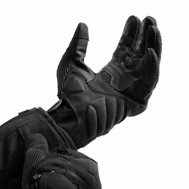 Sieviešu motocikla cimdi Rebelhorn Core melni