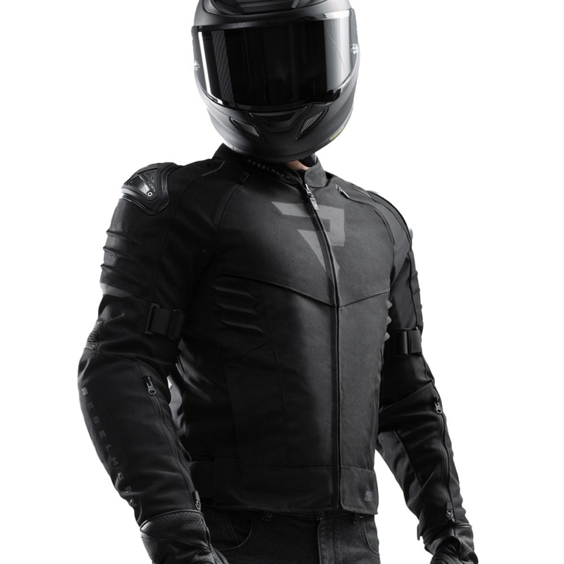 Rebelhorn Vandal 2 motocikla jaka, melna