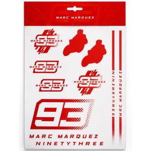 Ducati Marc Marquez Big Stickers MM93 sarkans